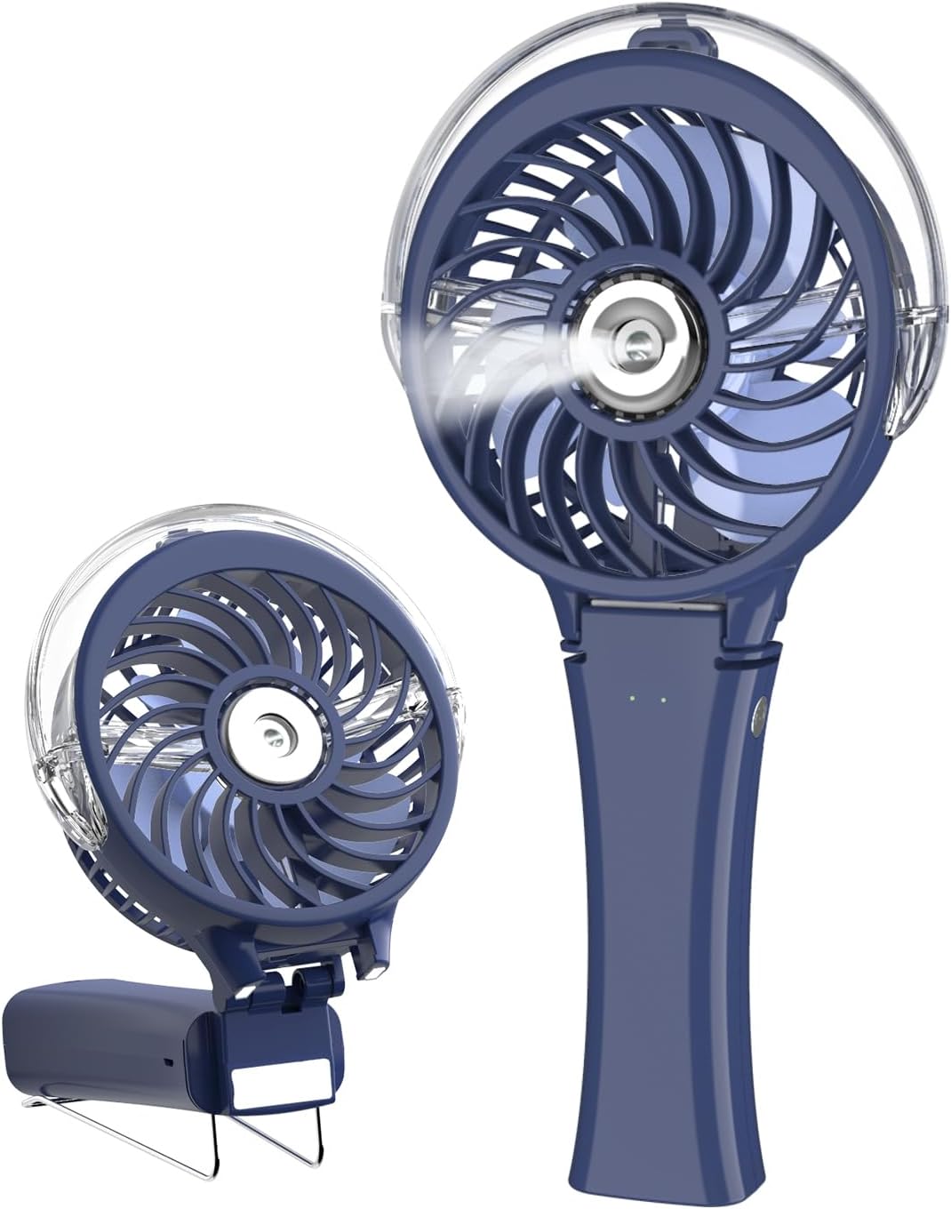 Detalle de HandFan Upgraded Portable Handheld Misting Fan with Rechargeable Battery (Royal Blue)