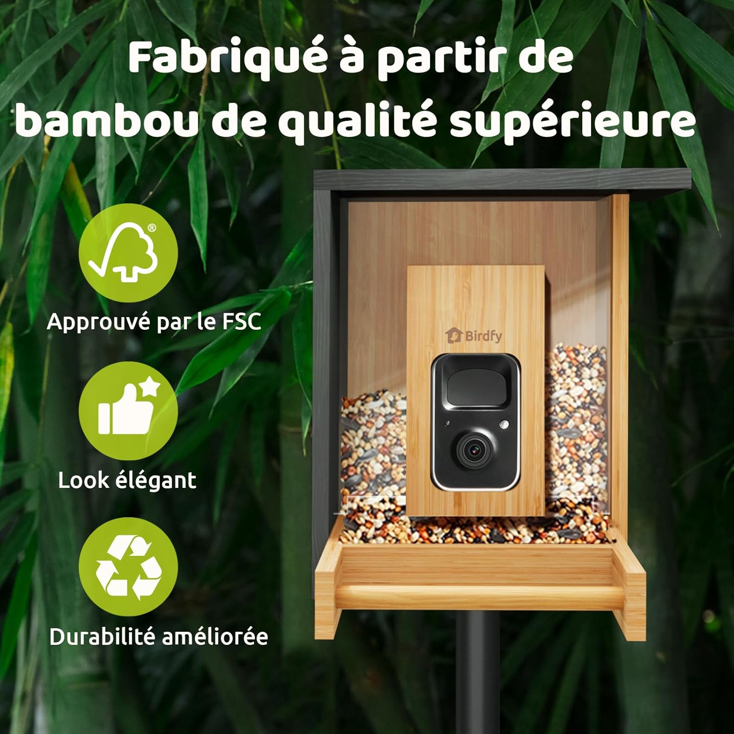 Thumbnail 5 de Netvue by Birdfy Mangeoire oiseaux 1,9 L