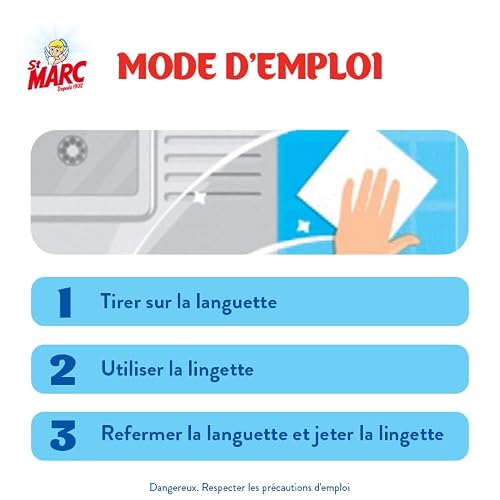 Thumbnail 6 de St Marc Lingettes Nettoyantes Désinfectantes 0% Résidus Agressifs, Compostable – Lot de 42 lingettes × 5 (210 totales)