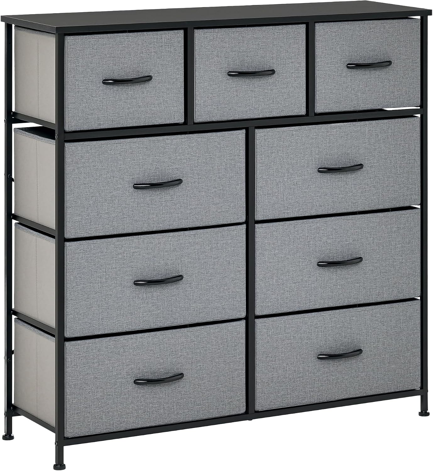 Detalle de HOMCOM Commode 9 tiroirs 100 x 30 x 100 cm