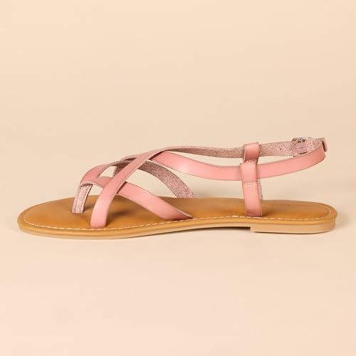 Thumbnail 2 de Amazon Essentials Sandali con Cinturino Casual Donna – Rosato Opaco, 46 EU