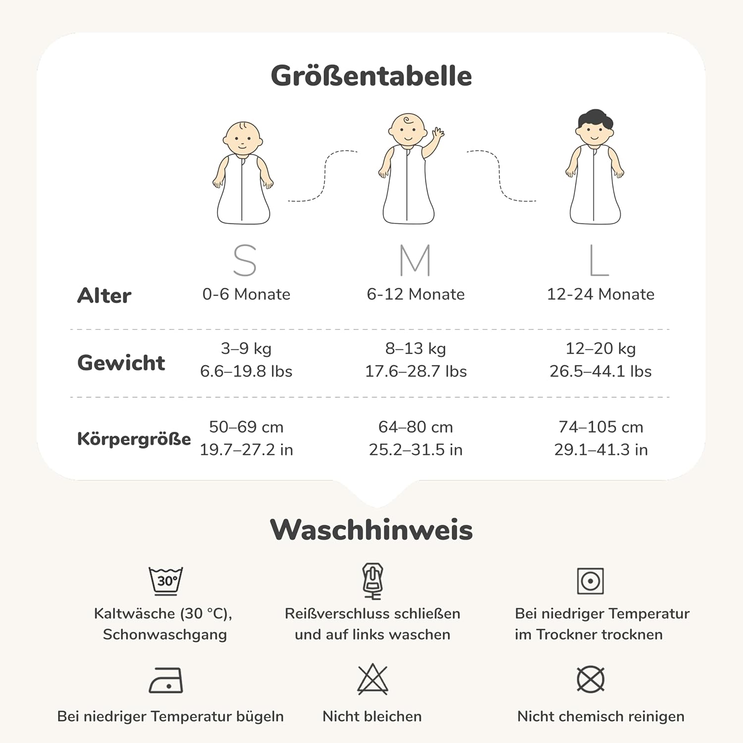 Thumbnail 1 de Momcozy Schlafsack Baby 1,5 TOG