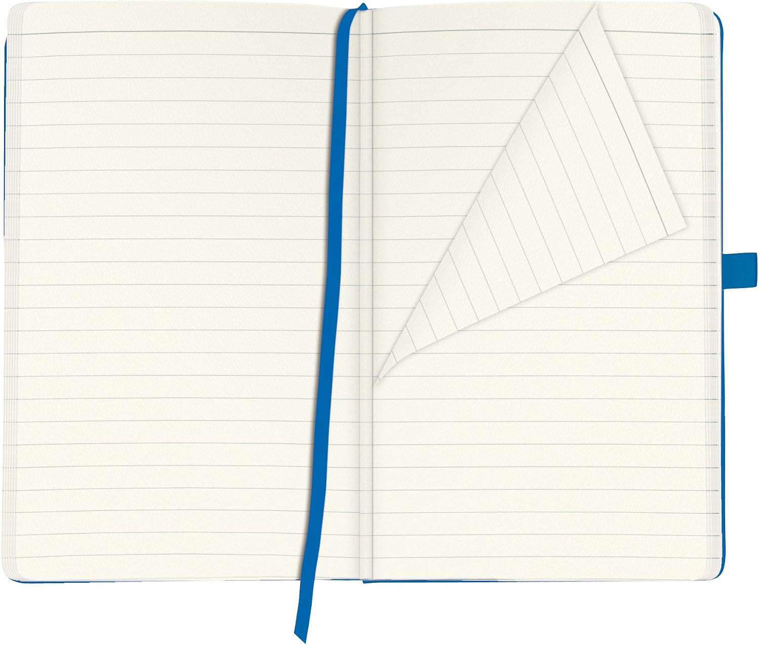 Detalle de herlitz my.book Classic Notizbuch A5 (11368990) mit 96 linierten Seiten, blau