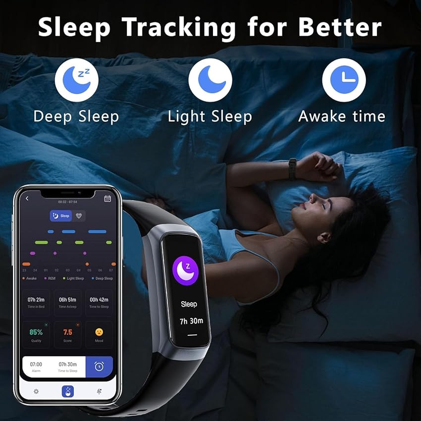Thumbnail 2 de Fitness Tracker with Heart Rate 20+ Sports Modes