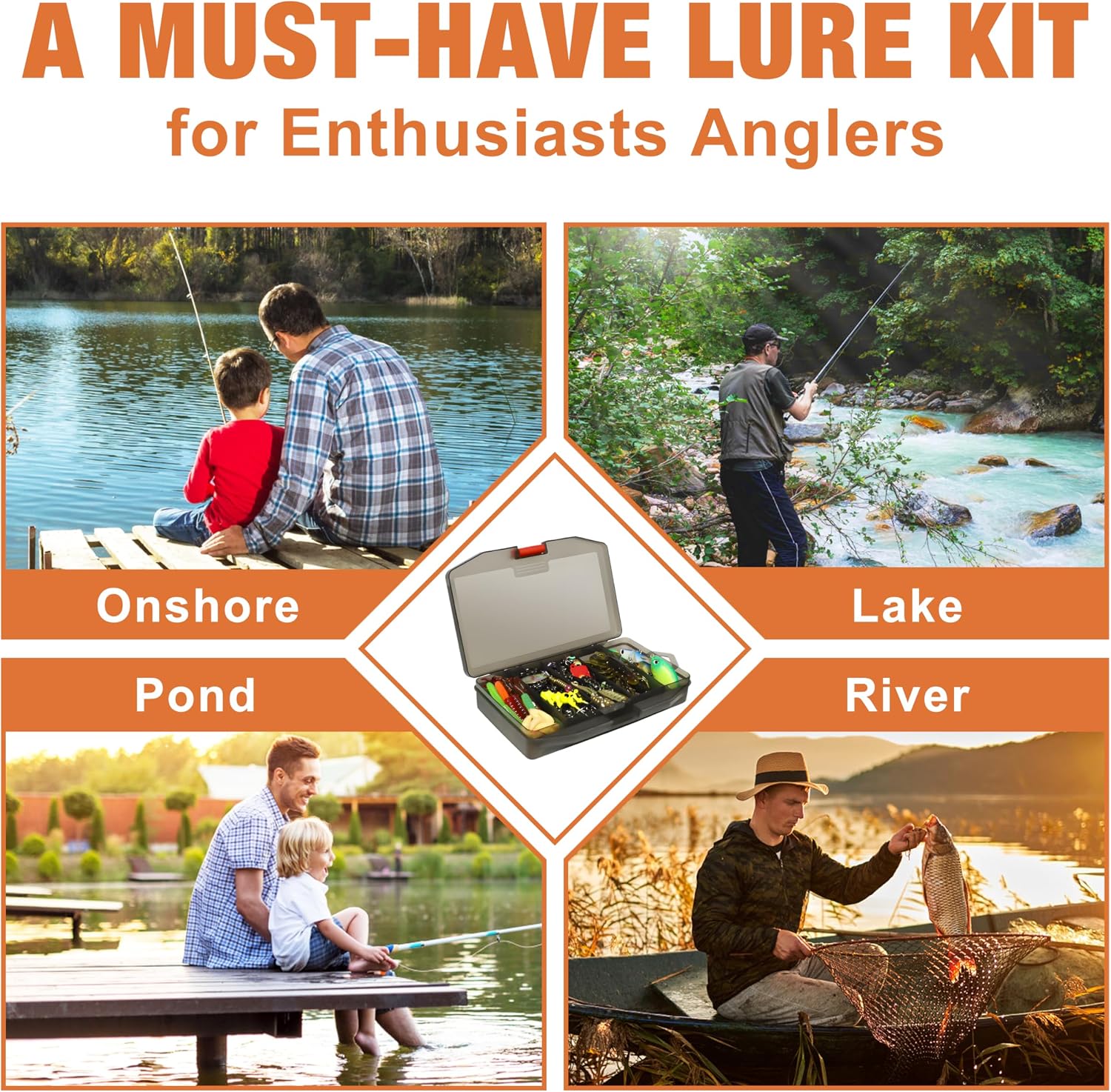 Detalle de Kit de leurres de pêche TRUSCEND 110