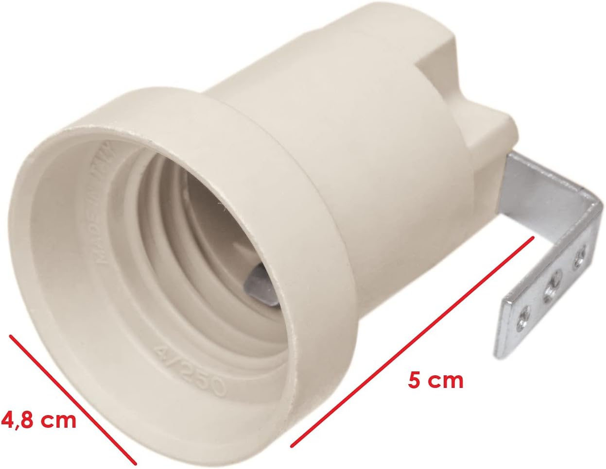 Thumbnail 2 de Poly Pool PP0480.8X – biała metalowa oprawka E27 z uchwytem sufitowym