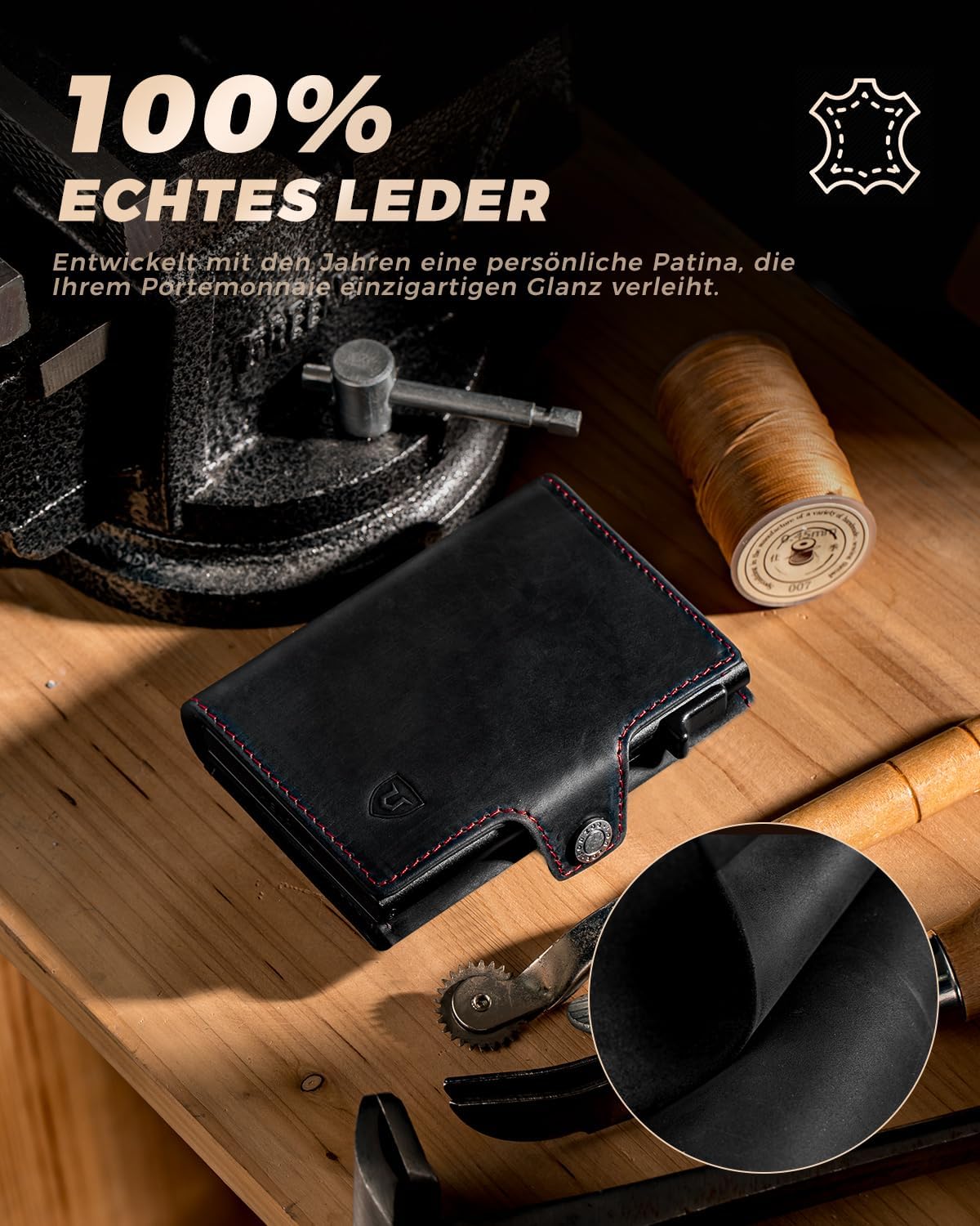 Thumbnail 4 de LORZOR LORZOR Slim Wallet RFID