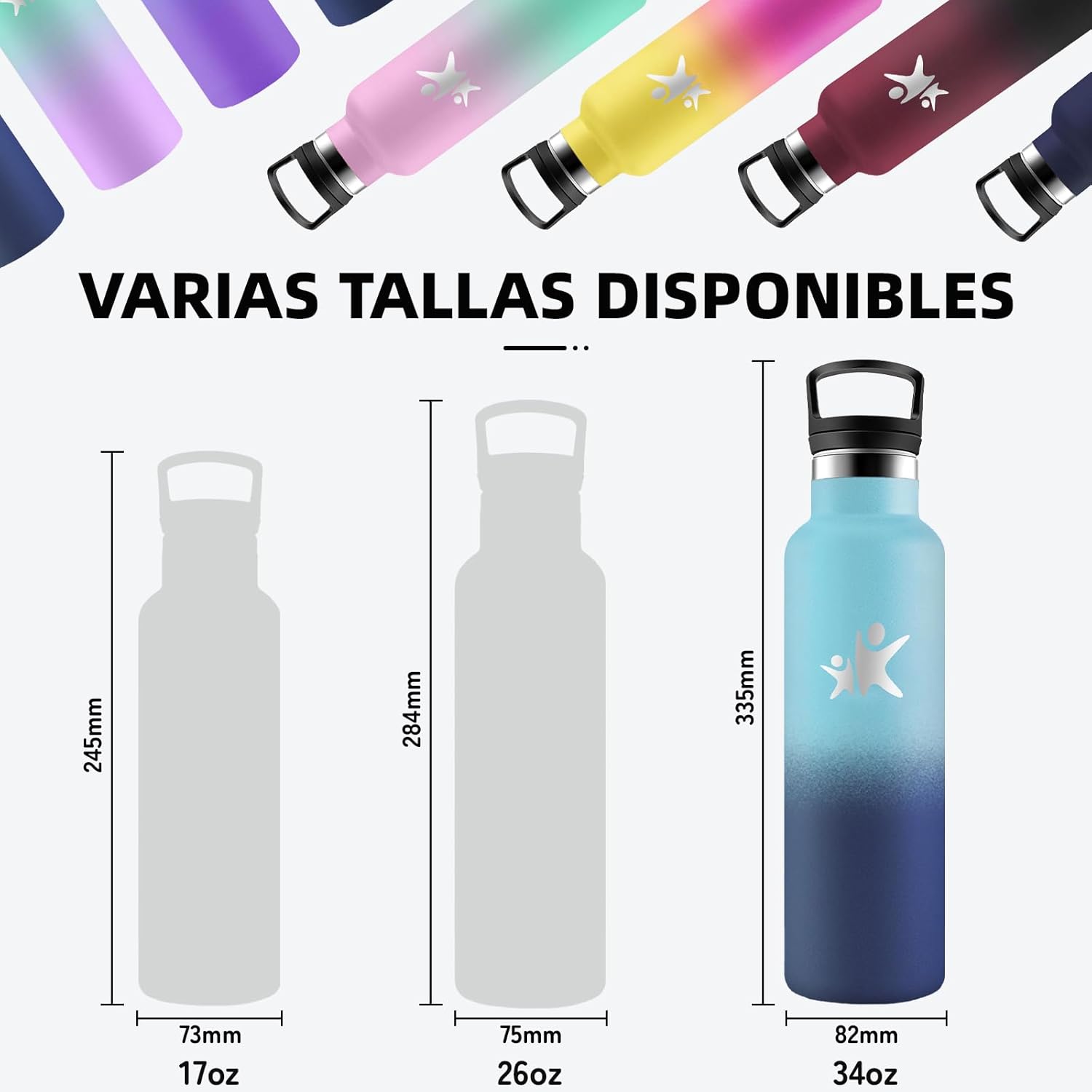 Thumbnail 5 de Grsta Botella Acero Inoxidable 1 litro 🥤