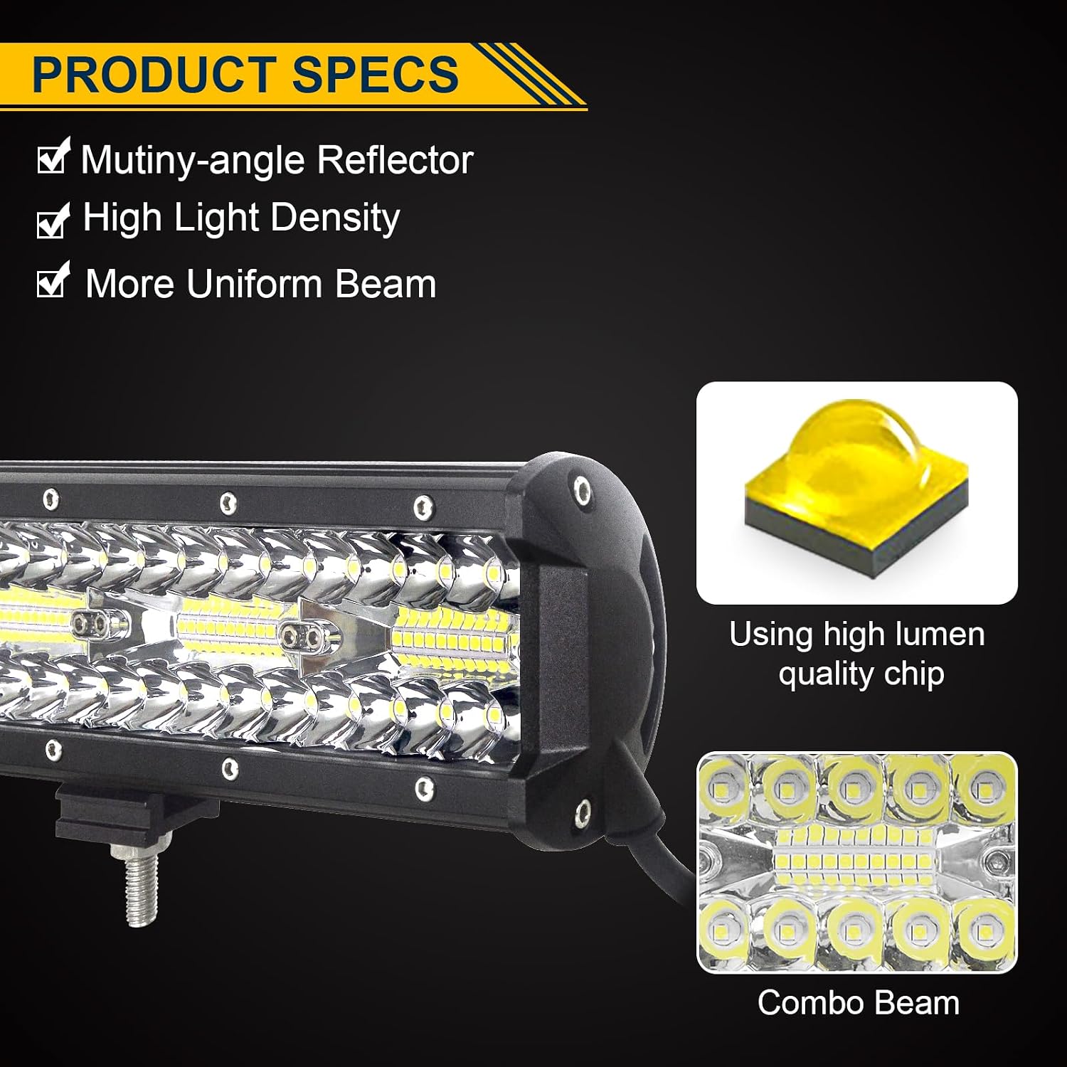 Detalle de Willpower LED light bar, 42-inch