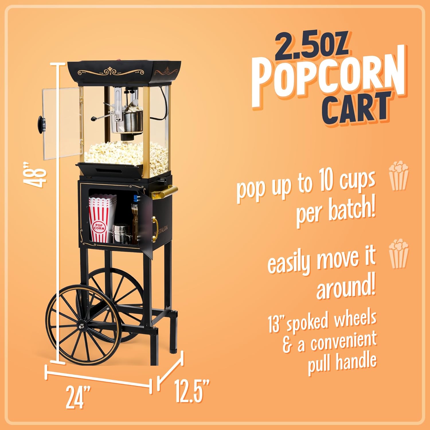 Detalle 2 de Nostalgia Popcorn Maker 2.5 oz 🍿