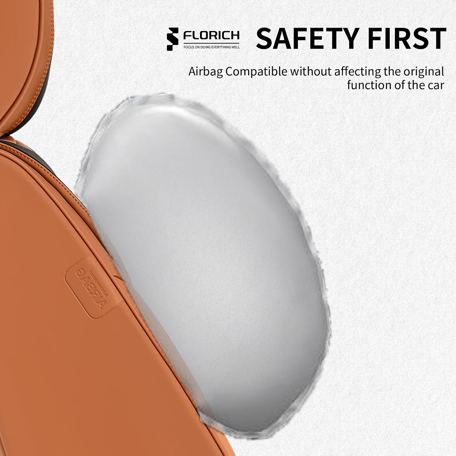 Detalle de FLORICH Front Seat Covers, Nappa Leather