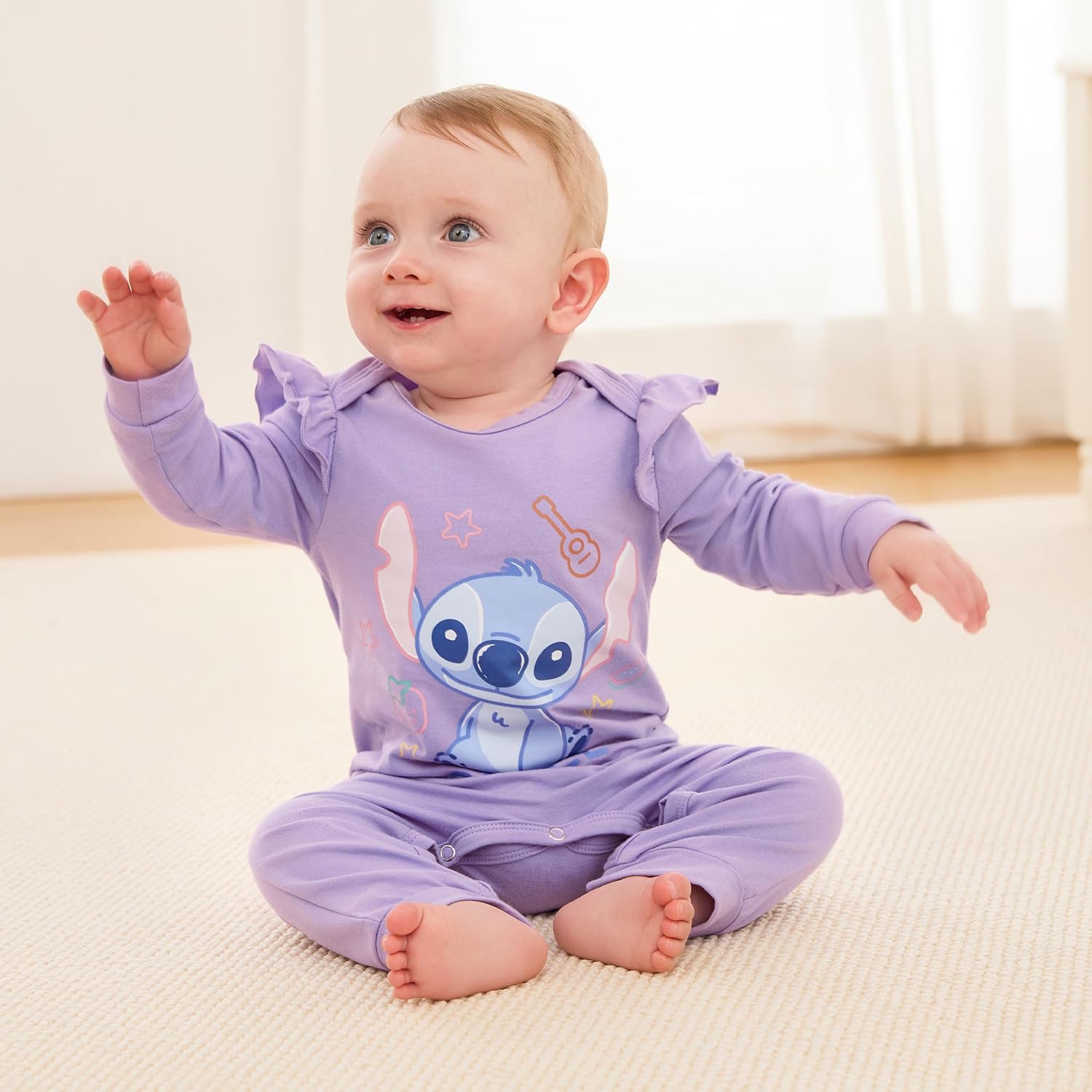 Detalle de Disney Cotton-Blend Baby Romper