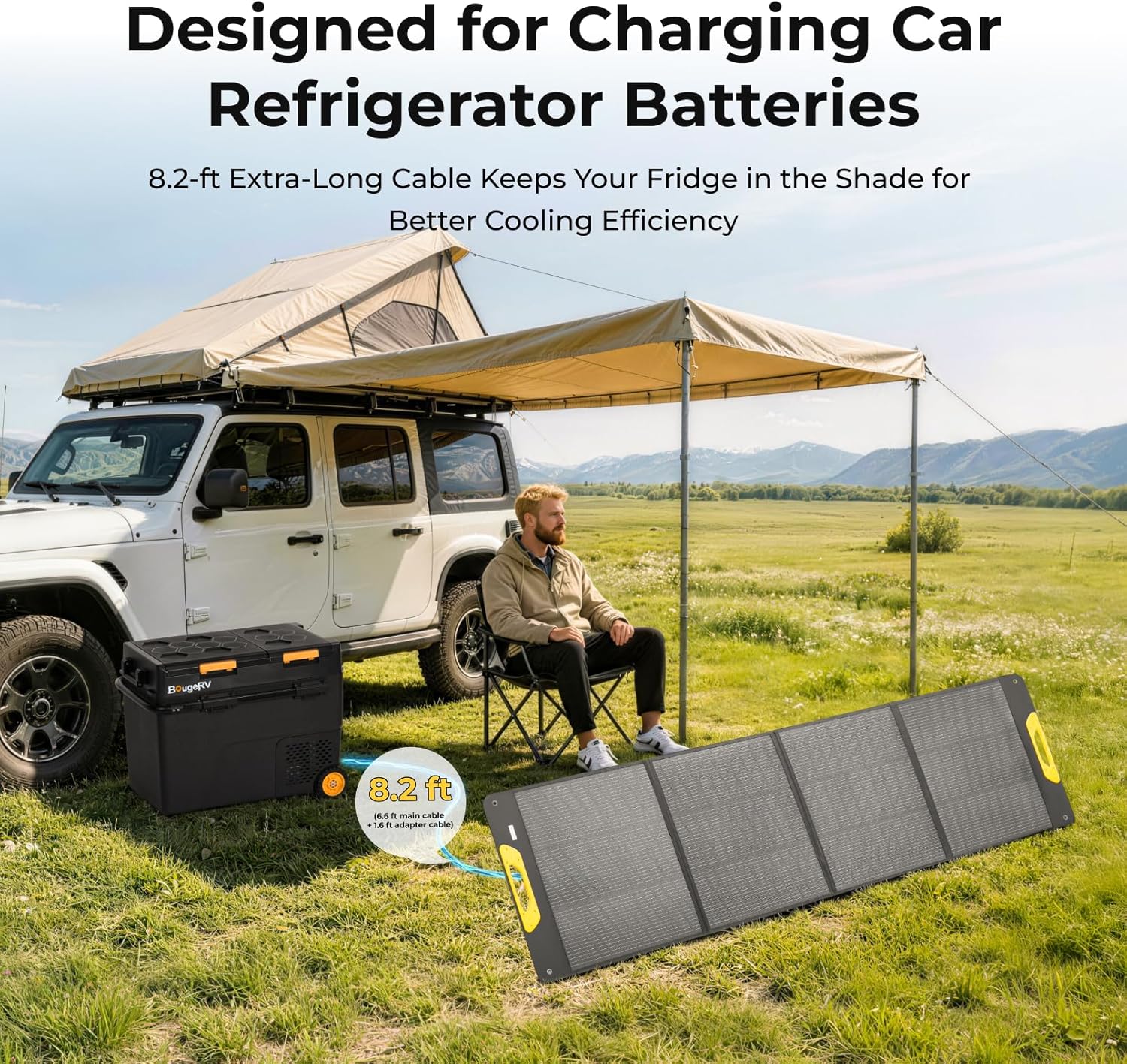 Thumbnail 3 de BougeRV 200W Portable Solar Panel: Foldable, High-Efficiency N-Type & IP65