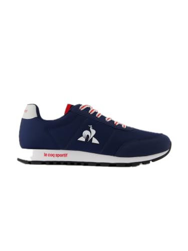 Thumbnail 2 de Le Coq Sportif RACERONE – Sneaker Mixte Rétro en Nylon et Suède, Bleu (Taille 42)