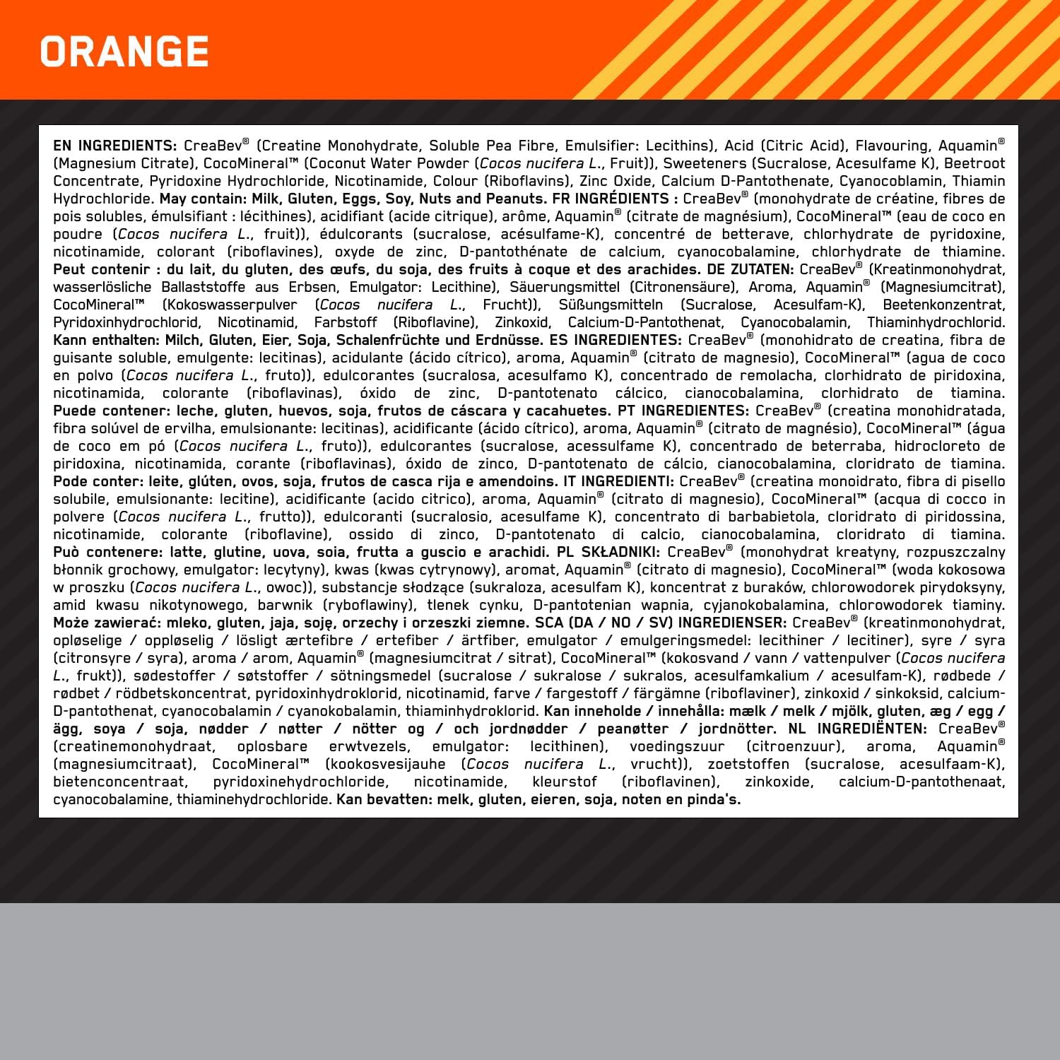 Thumbnail 6 de ON Platinum Creatine Plus 💪 Complemento para Potencia y Rendimiento, Naranja