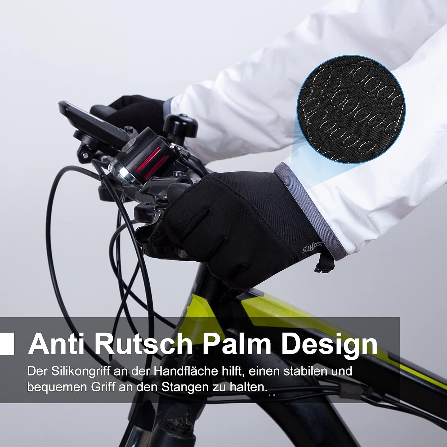 Thumbnail 4 de anqier Fahrradhandschuhe Winter Touchscreen