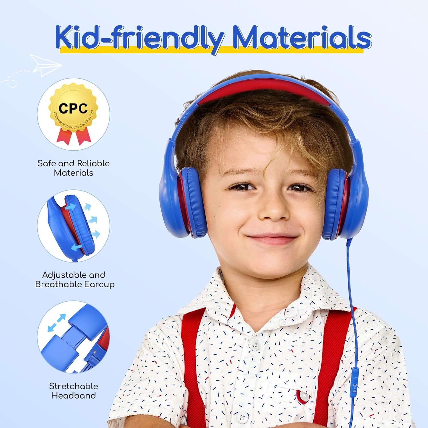 Thumbnail 3 de EarFun Kids headphones volume limit 85/94dB