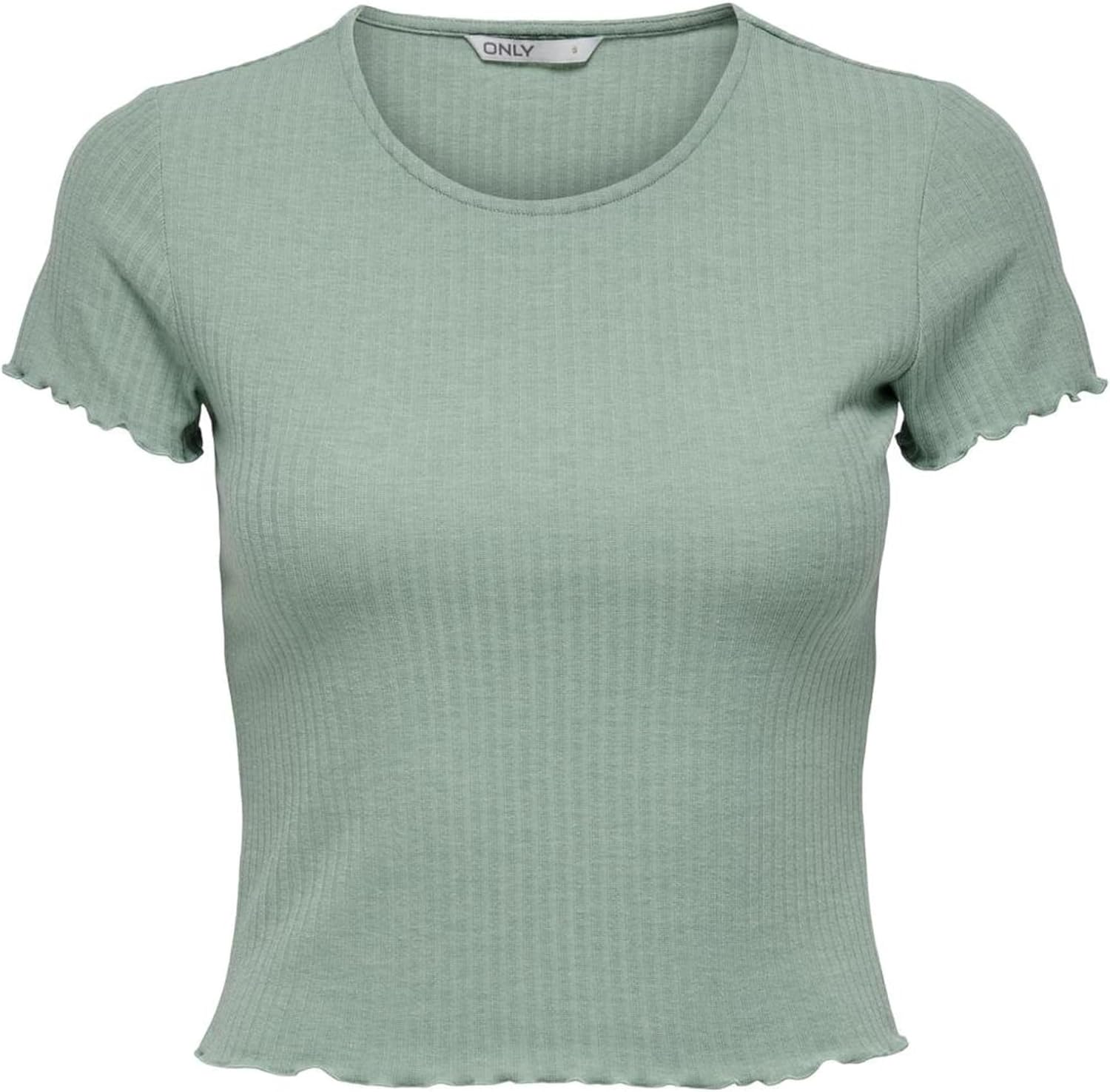 Thumbnail 6 de ONLY Female Top ONLEMMA Top – Slim-Fit Cropped-Shirt mit Rundhalsausschnitt