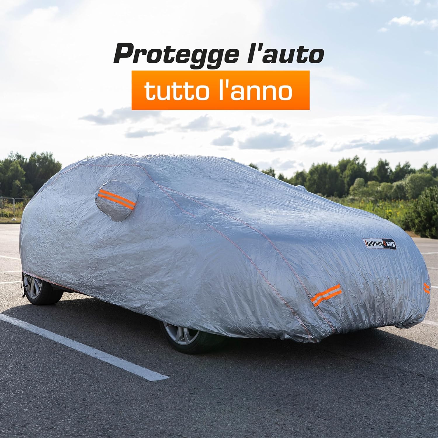 Thumbnail 1 de Upgrade4cars Telo Copriauto da Esterno per SUV – 432 × 185 × 145 cm