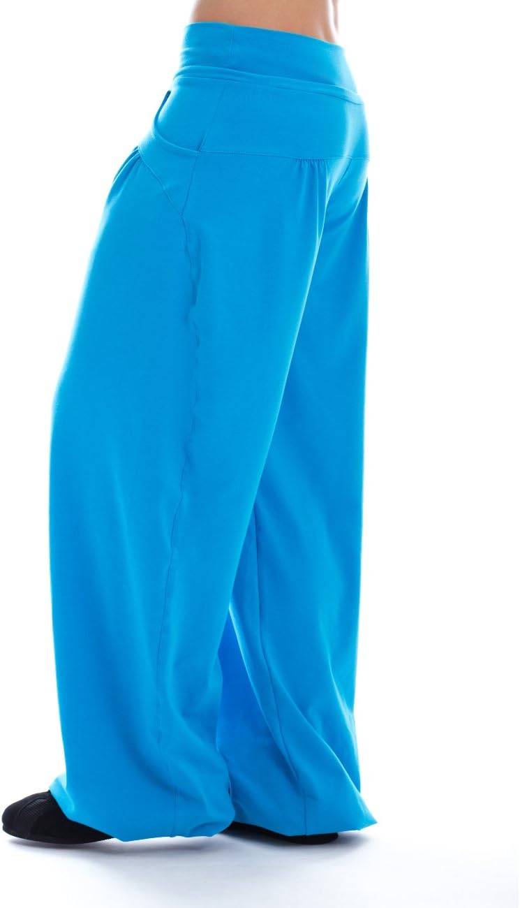 Detalle de WINSHAPE WTE3 damskie spodnie treningowe z kieszeniami i regulowanym pasem