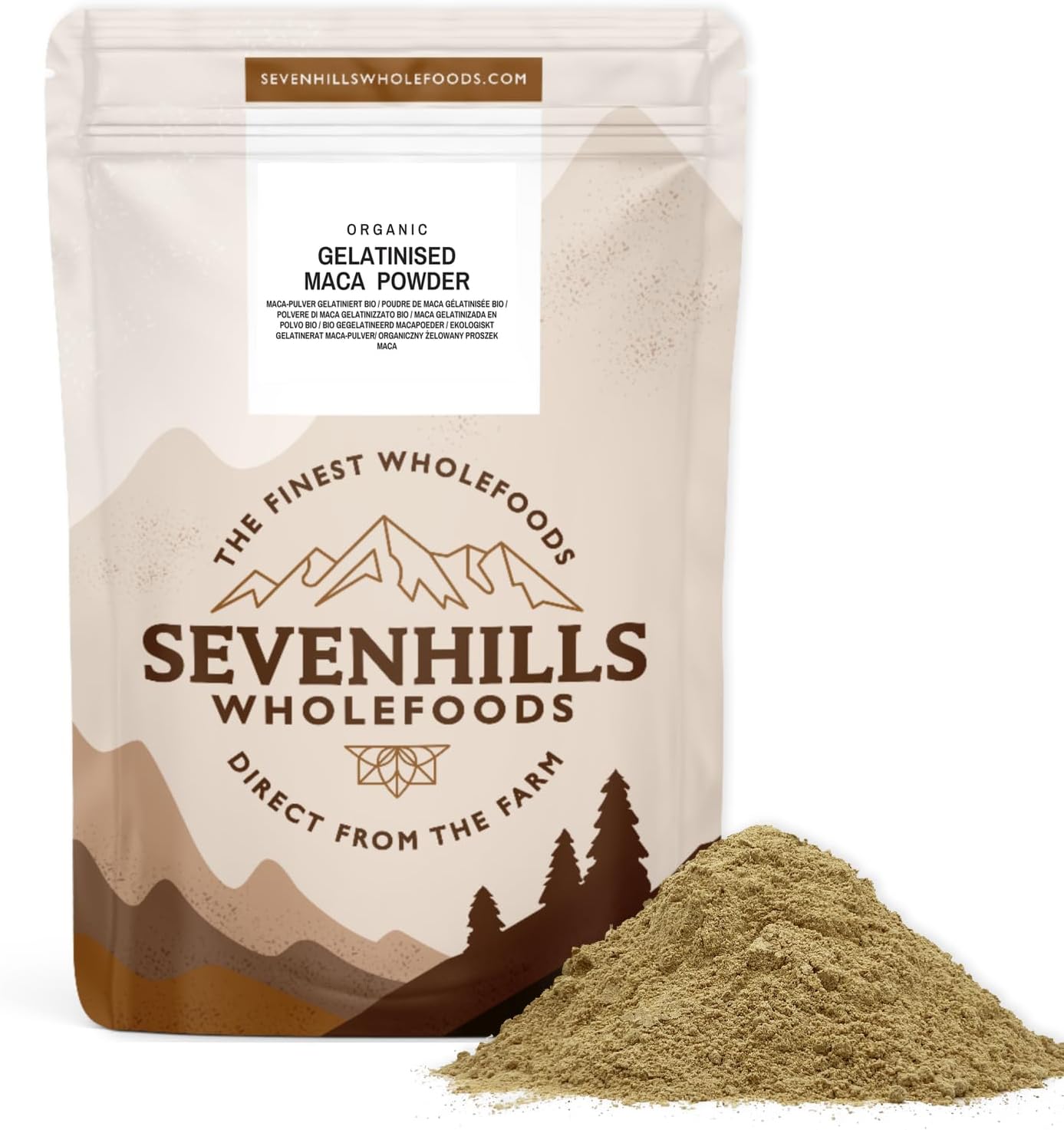Maca gelatinizzata 1kg Sevenhills