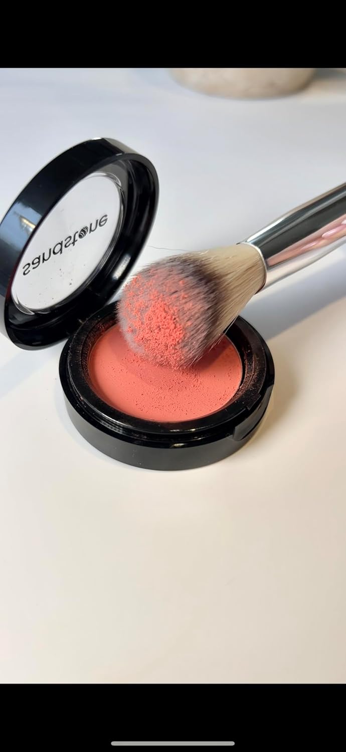 Detalle 2 de Sandstone Scandinavia 24 Sunset Surprise – Fard à joues en poudre Pêche Chaude hypoallergénique & vegan