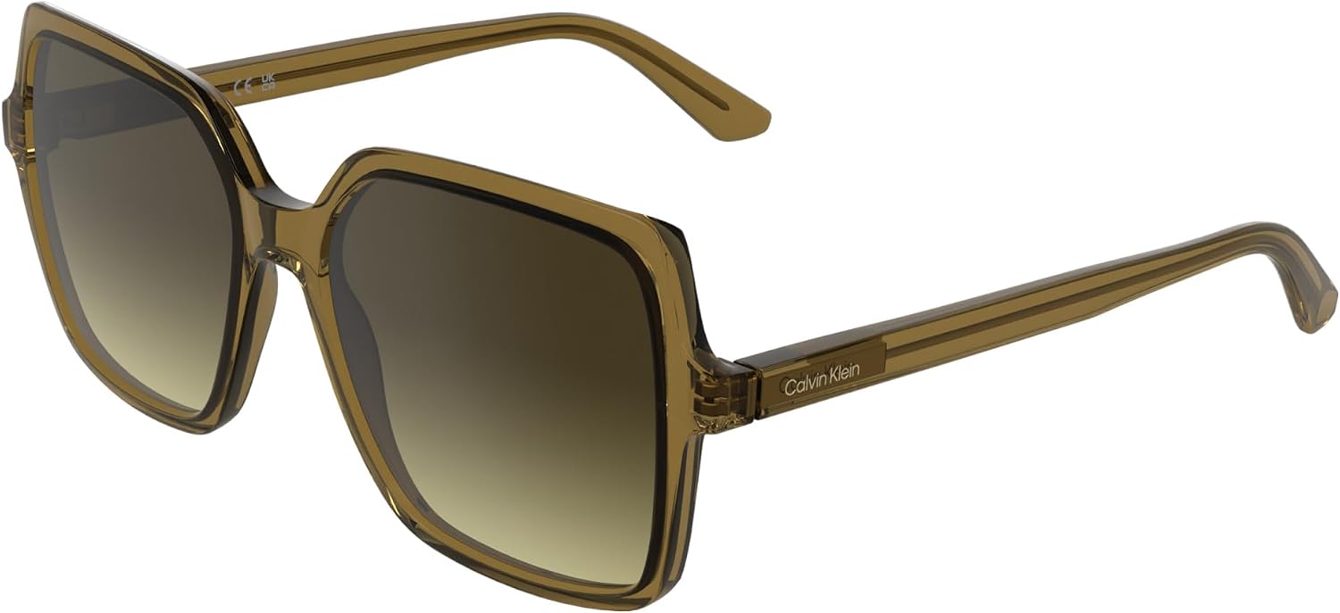 Detalle 2 de Lunettes de soleil femme Calvin Klein Sunglasses Femme : monture papillon durable et RXable