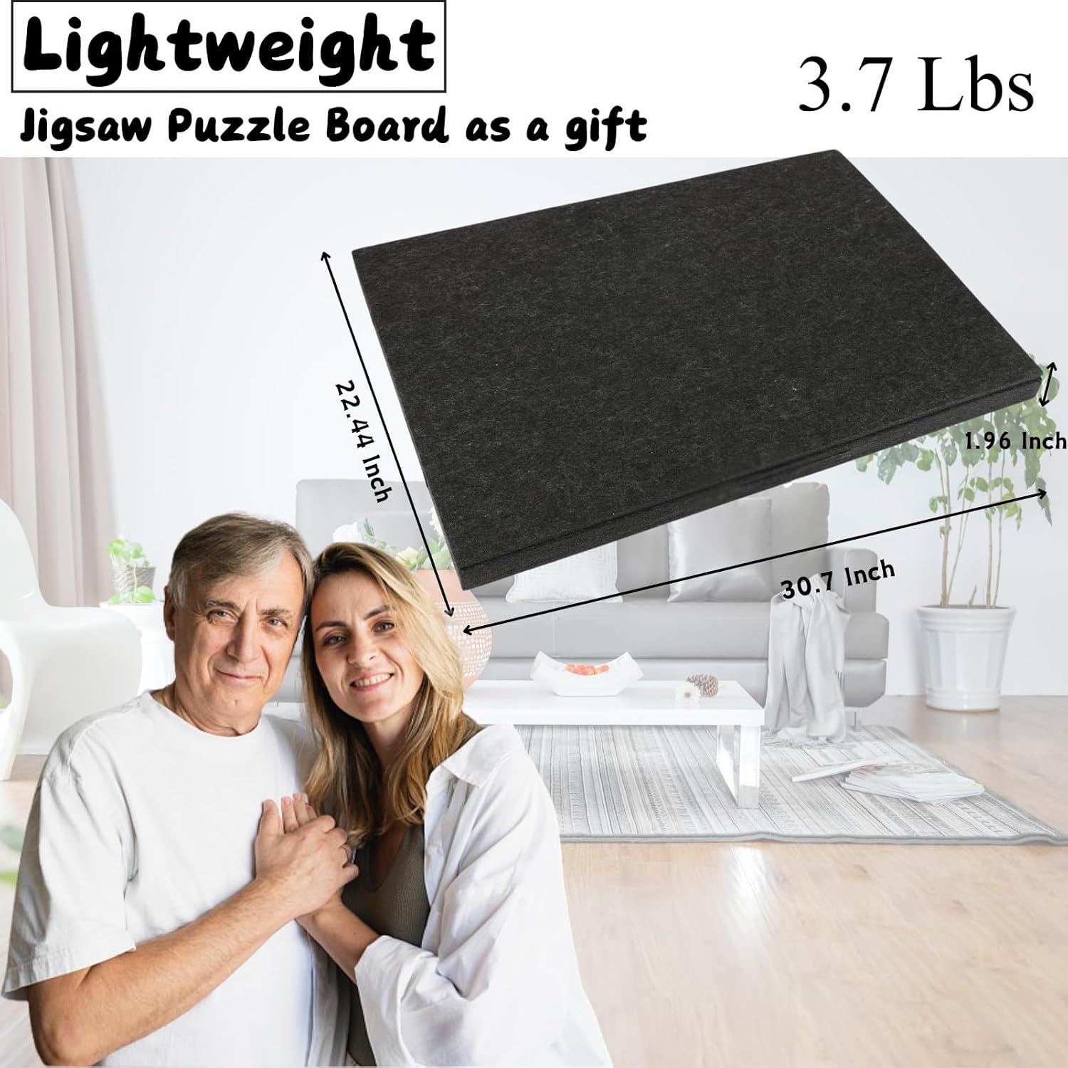 Thumbnail 5 de JCOTTON Tilting Jigsaw Puzzle Board 2-in-1 with Stand, 6 Trays and Protective Cover (Up to 1000 Pieces)