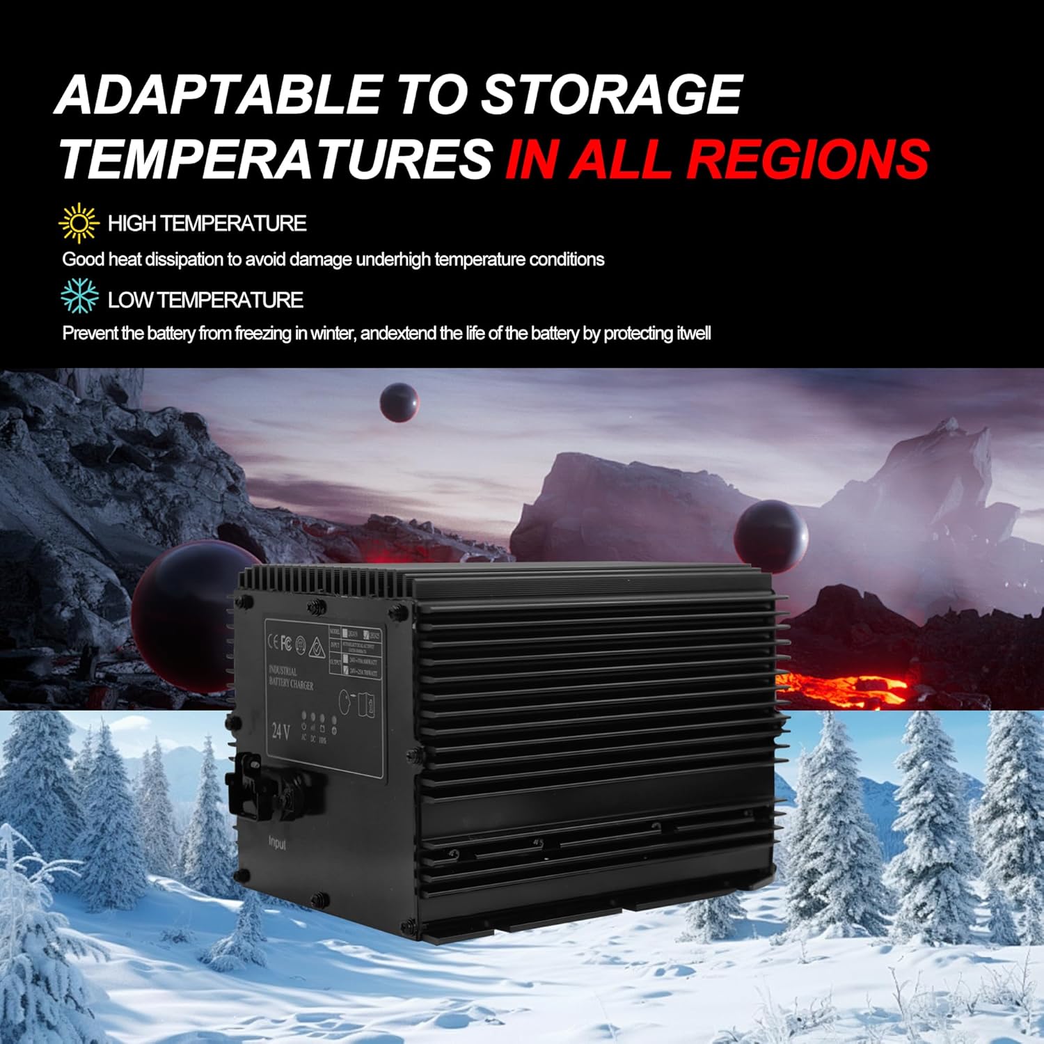 Thumbnail 6 de SWKOCNOI HB600-24B 24V 25A Scissor Lift Battery Charger (Replaces 161827/128537/96211/105739GT)