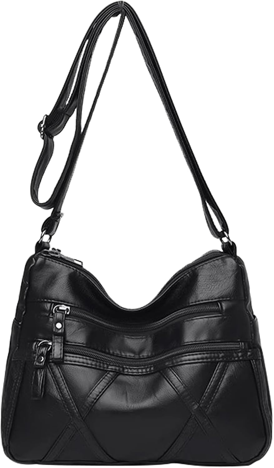 Detalle de LassZone Soft PU Leather Crossbody Bag