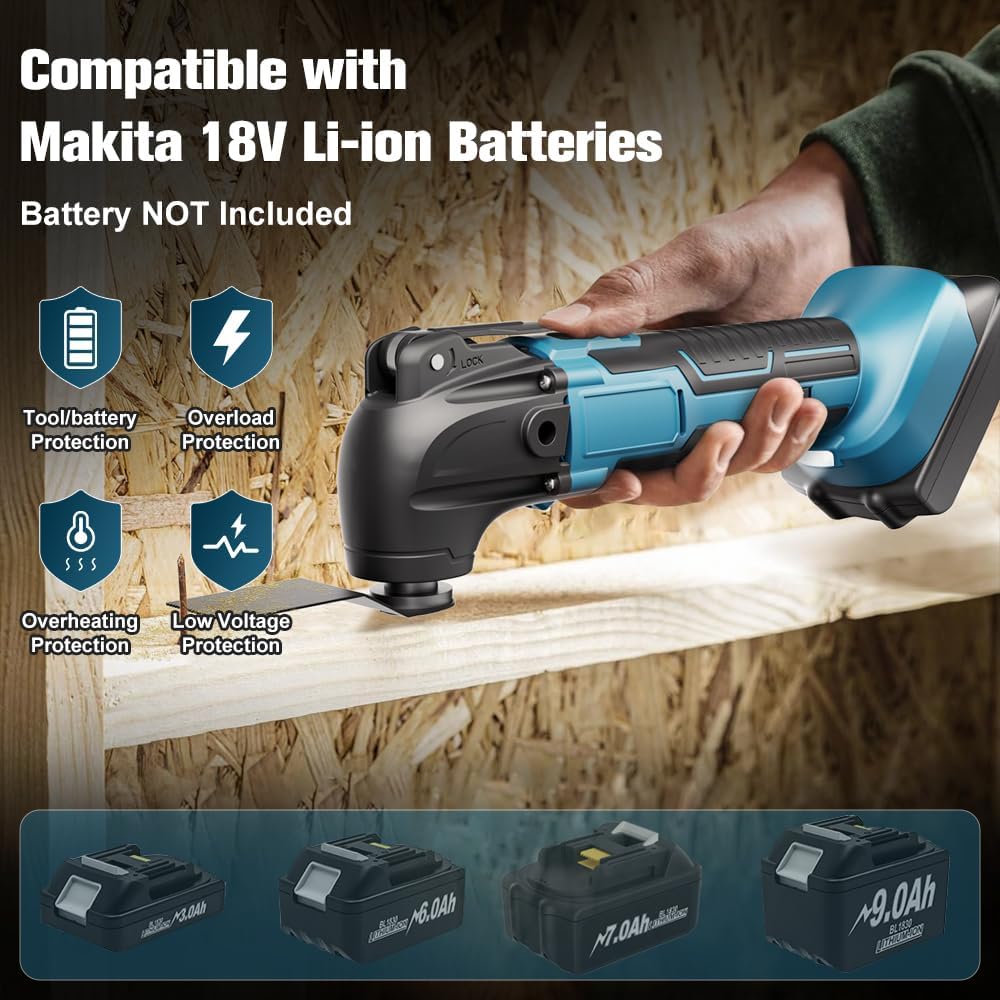 Thumbnail 1 de Makita Cordless Oscillating Multi-Tool 18V ⚙