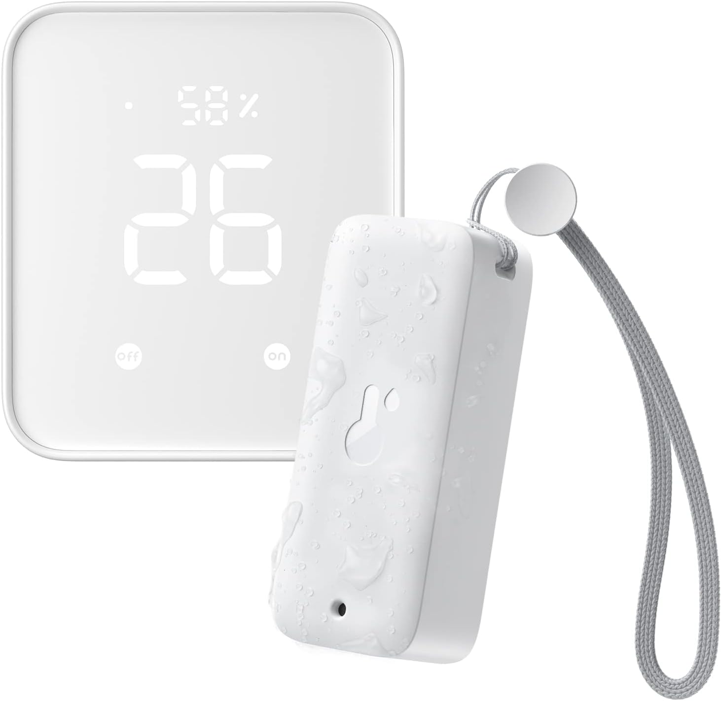 Detalle de SwitchBot Hub 2 防水温湿度計セット、IP65・遠隔確認・異常通知・家電連携