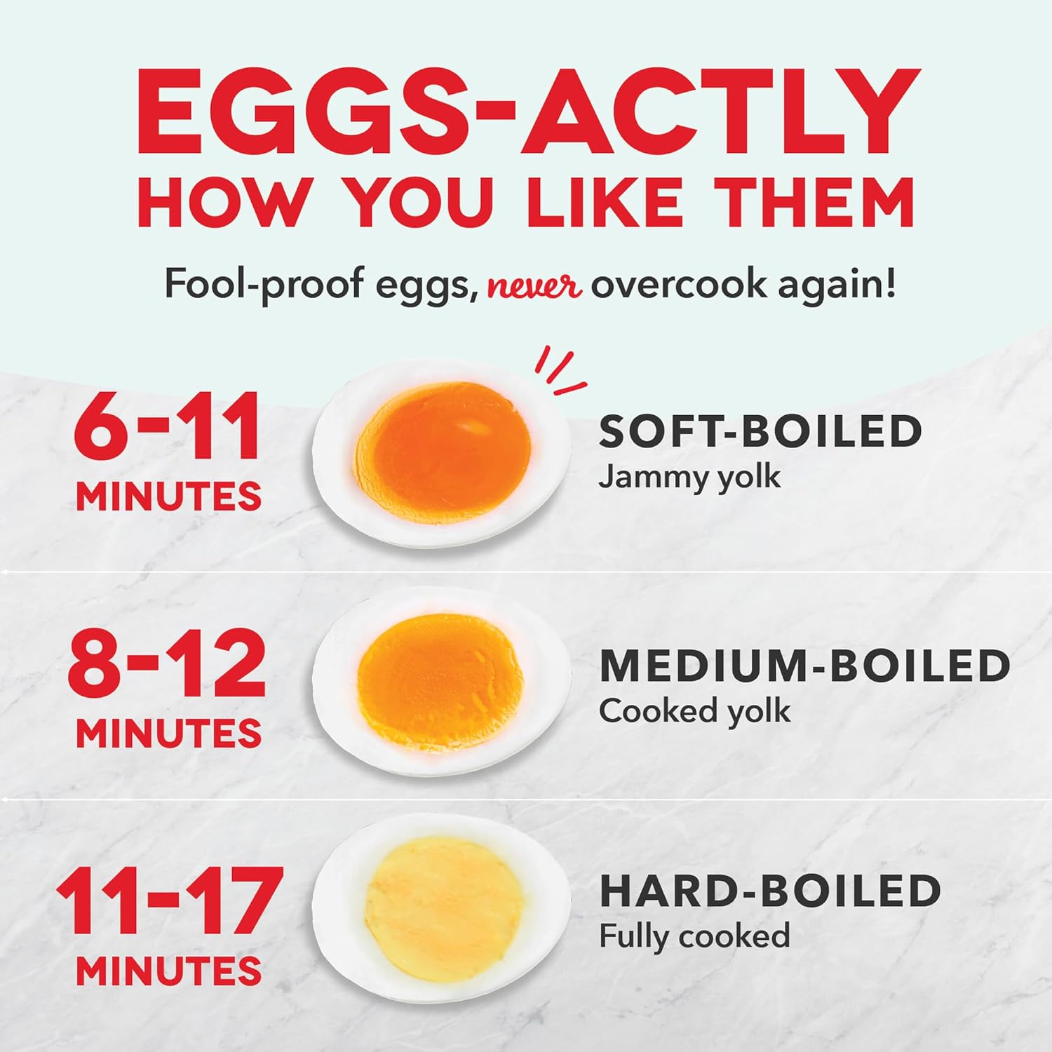 Thumbnail 6 de Dash Rapid Egg Cooker (Lavender) — Boiler, Poacher & Steamer for Up to 7 Eggs