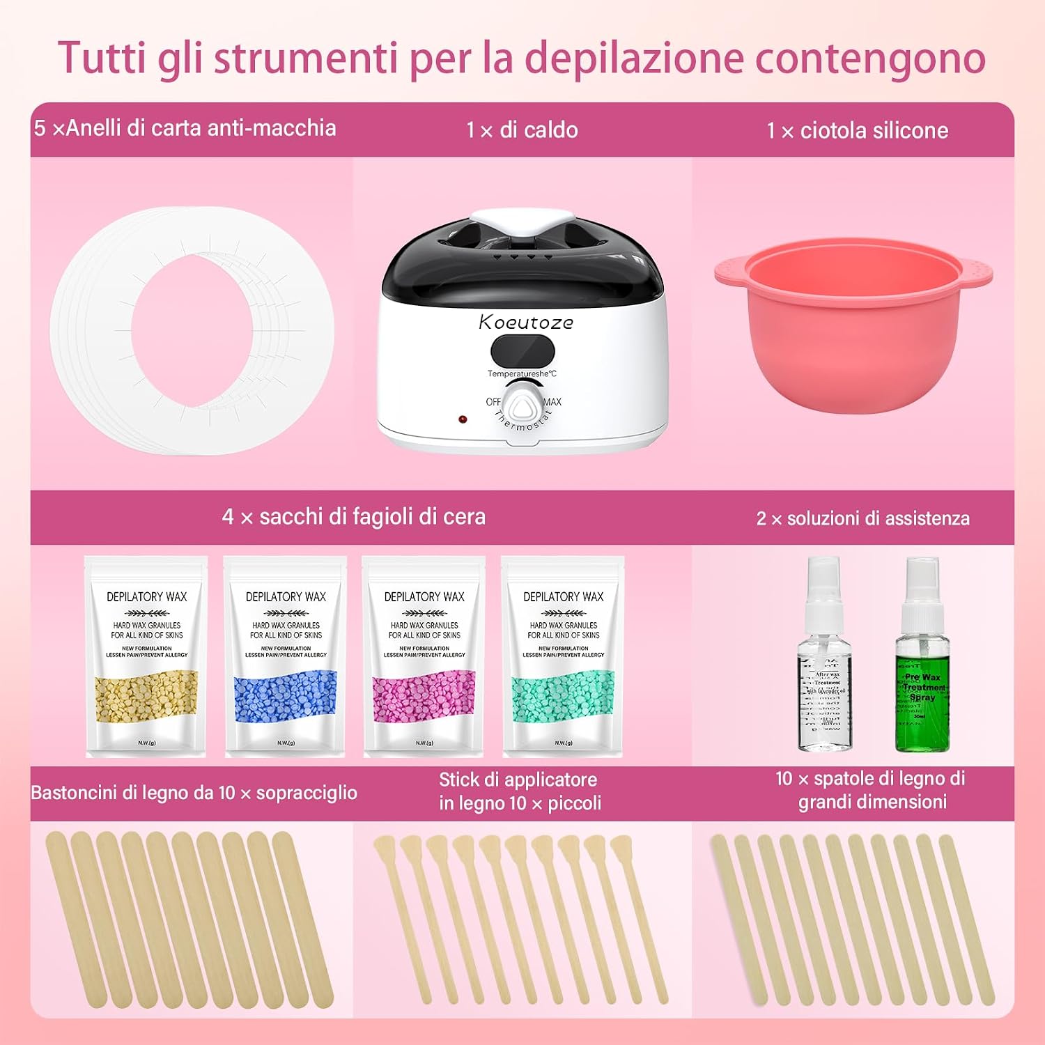 Detalle 1 de Wandefol set scaldacera con controllo temperatura