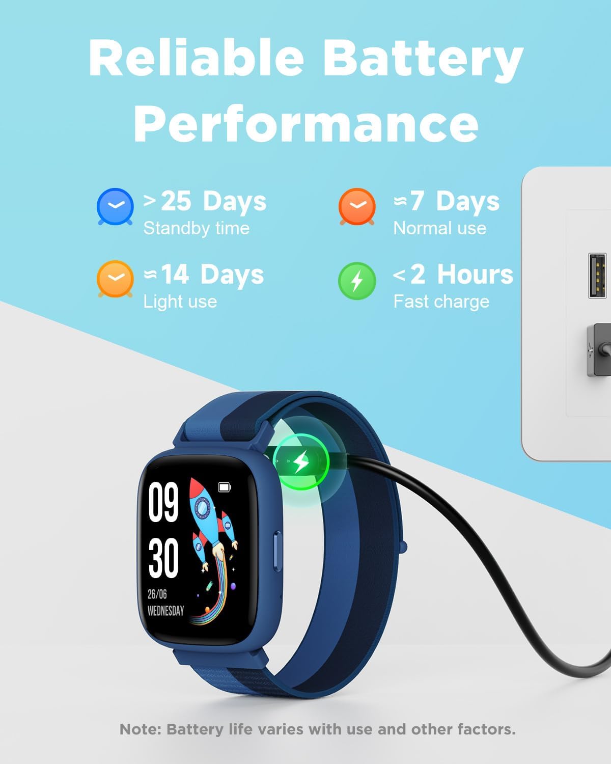 Thumbnail 6 de BIGGERFIVE Kids Smart Watch 1.8" fitness watch