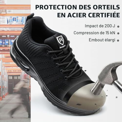Detalle de Nasogetch chaussures de sécurité pointure 46