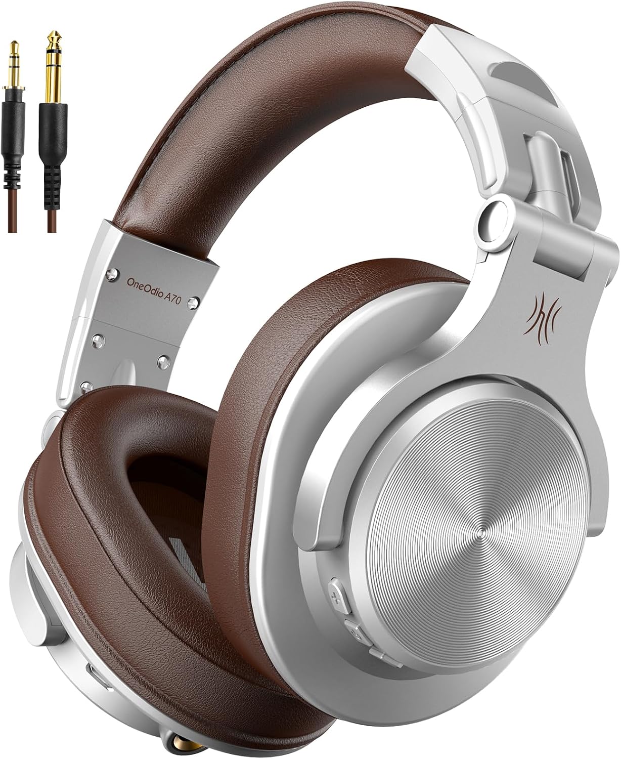 Detalle de OneOdio A70 Bluetooth Over-Ear Headphones, 72-Hour Playtime, 3.5/6.35 mm Jacks