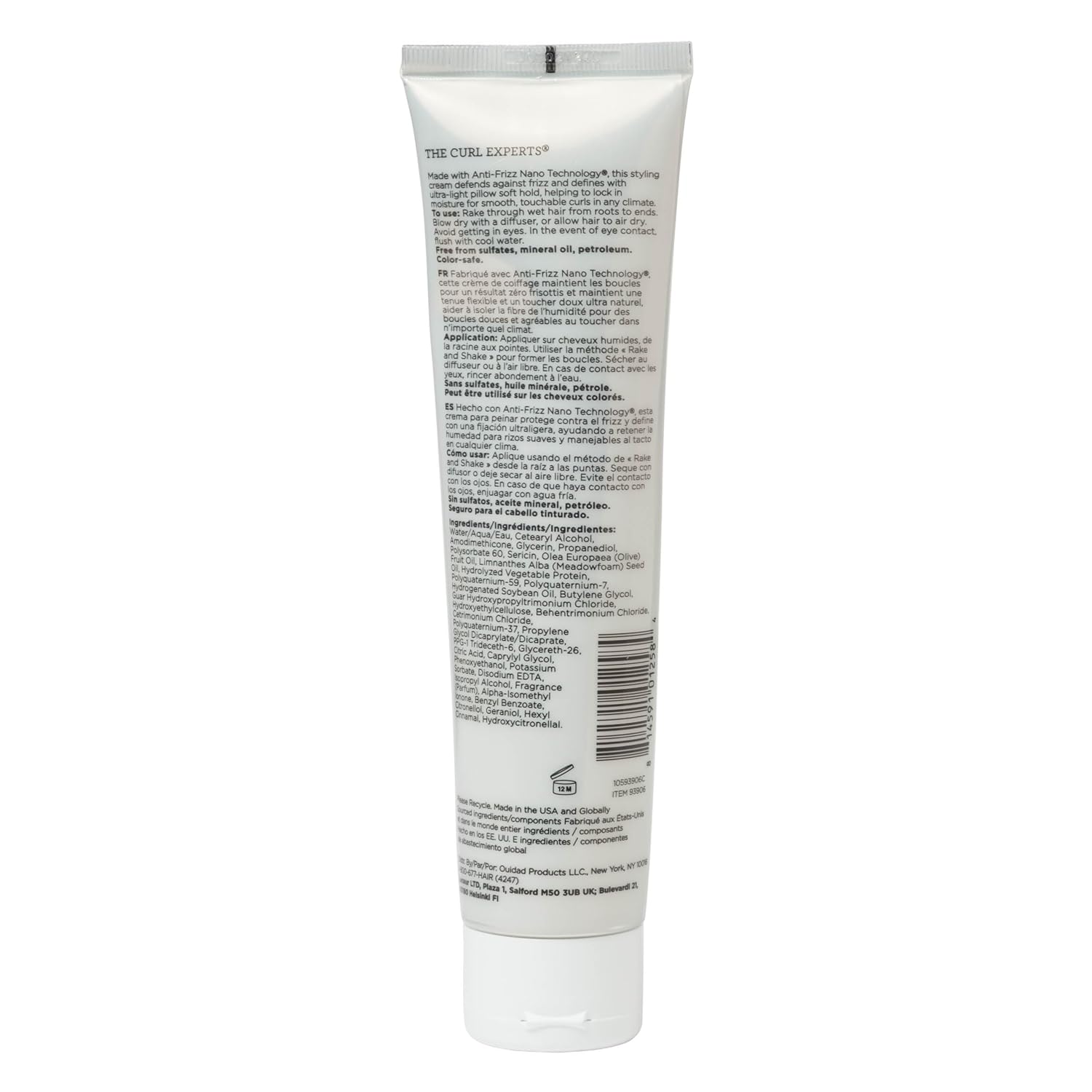 Thumbnail 6 de Ouidad Advanced Climate Control Styling Cream for Curly Hair (Featherlight Curl Cream, Flexible Soft Hold) — Sulfate-Free