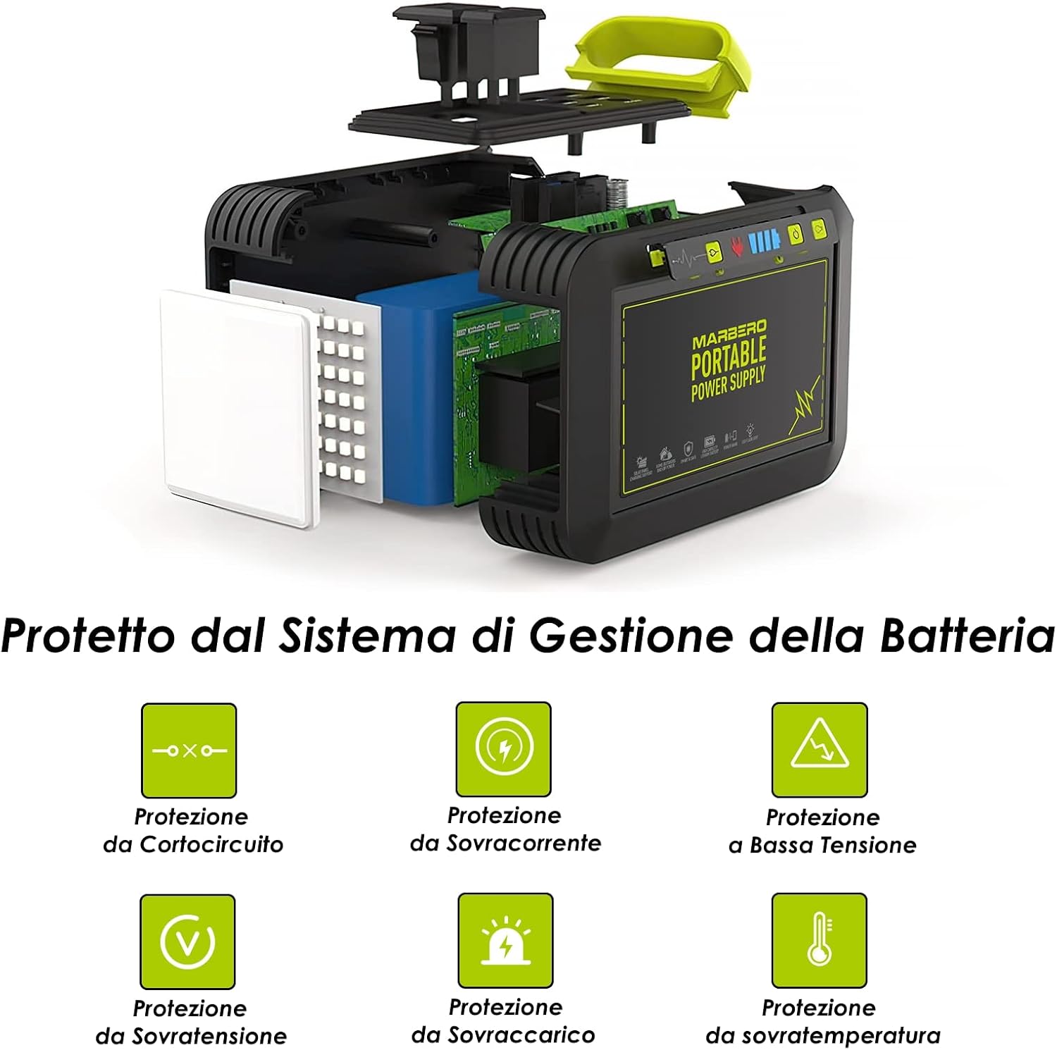 Detalle 2 de MARBERO M82 88Wh Power Bank portatile per campeggio