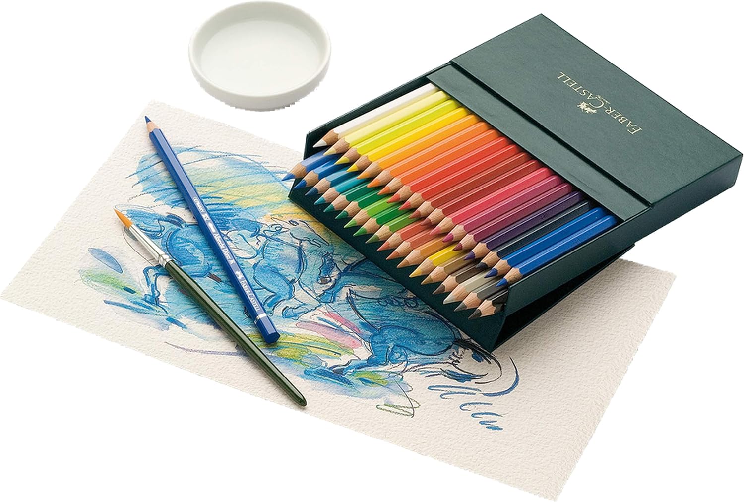 Detalle 2 de Faber-Castell Albrecht Dürer Aquarellstifte – 36er Studio-Box mit 3,8 mm Minen