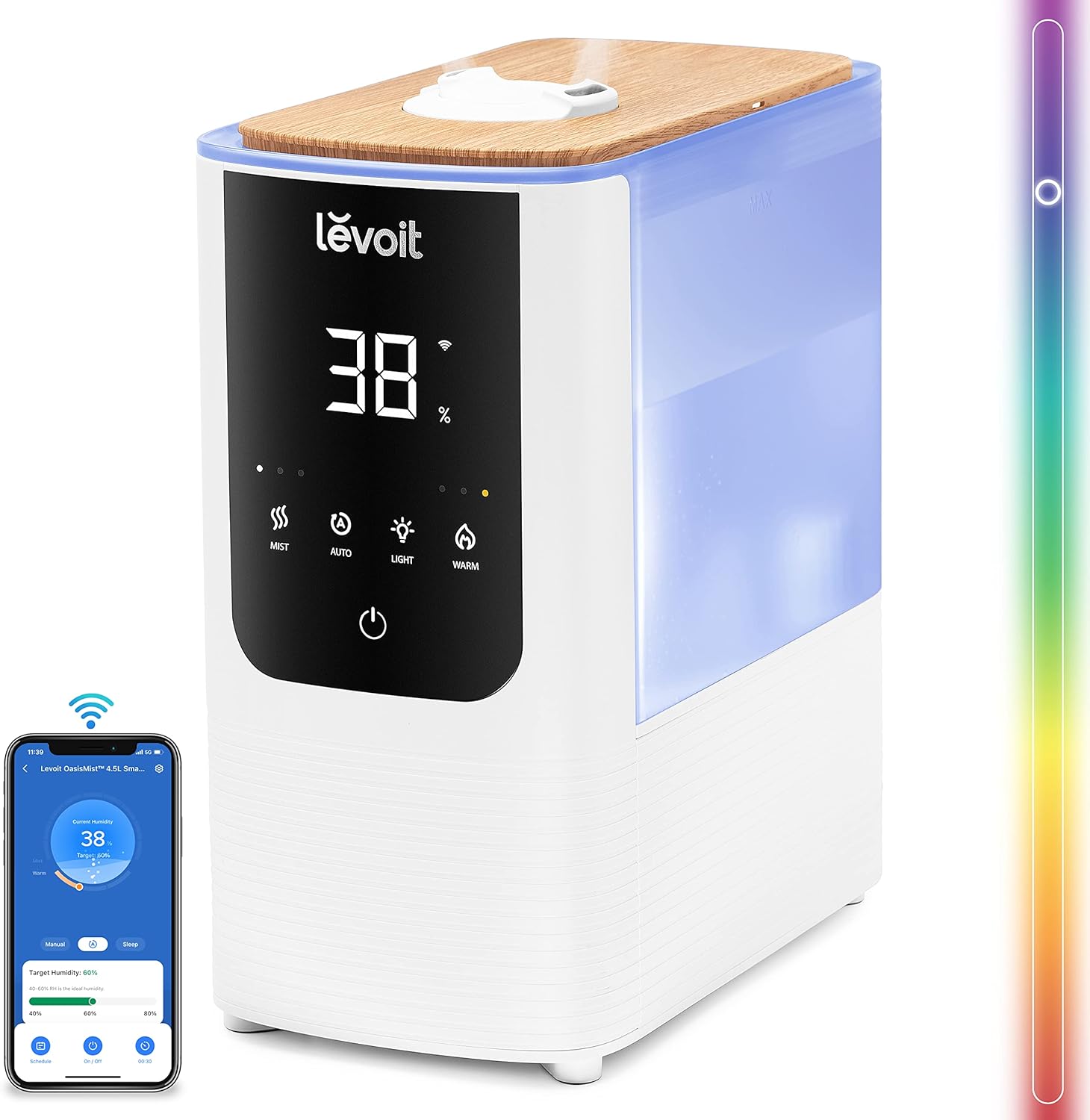 LEVOIT Humidifier for Bedroom, 26dB 🌫