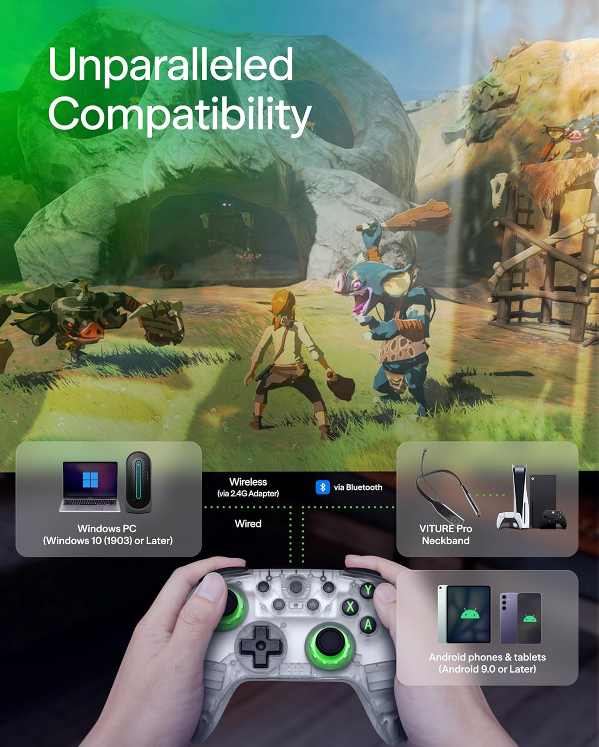 Thumbnail 4 de VITURE × 8BitDo Ultimate 2C Wireless Controller 3-Mode