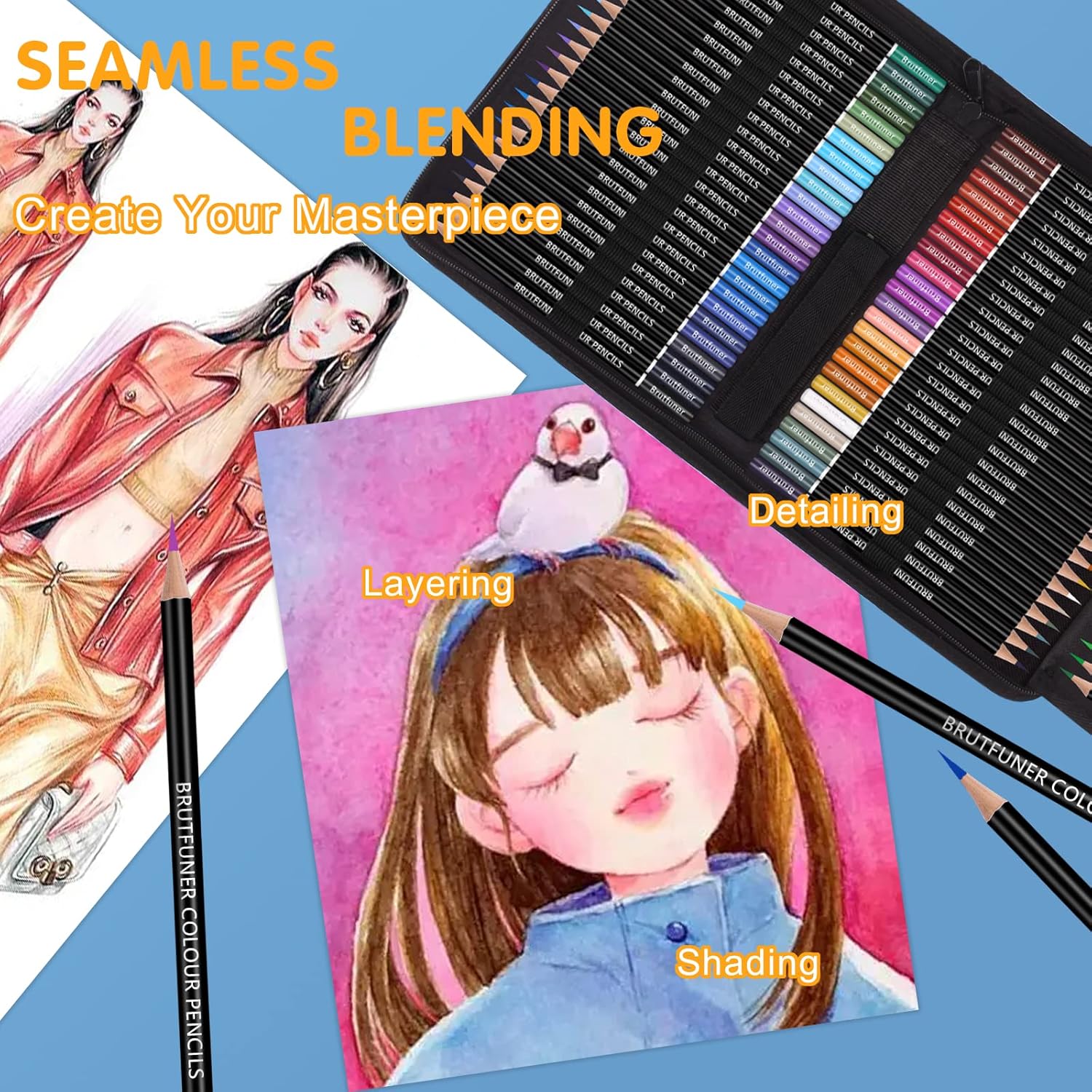 Thumbnail 5 de Melifluo 72 Buntstifte Set 🎨