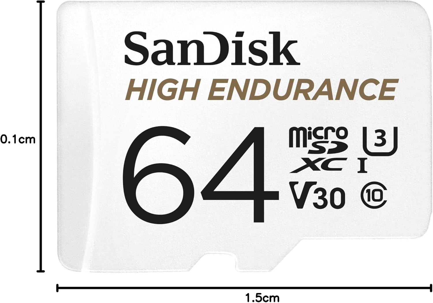 Detalle 2 de SanDisk High Endurance 64 GB microSDXC per dashcam e home monitoring, con adattatore SD