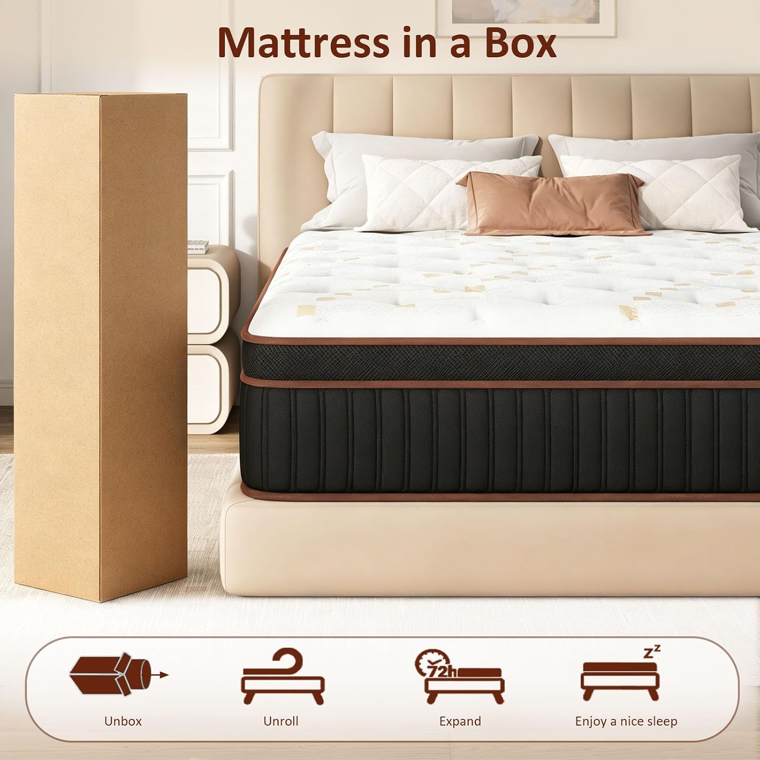 Thumbnail 6 de Skyark SK_10T Twin Hybrid Mattress, 10-Inch Medium-Firm with Gel Foam