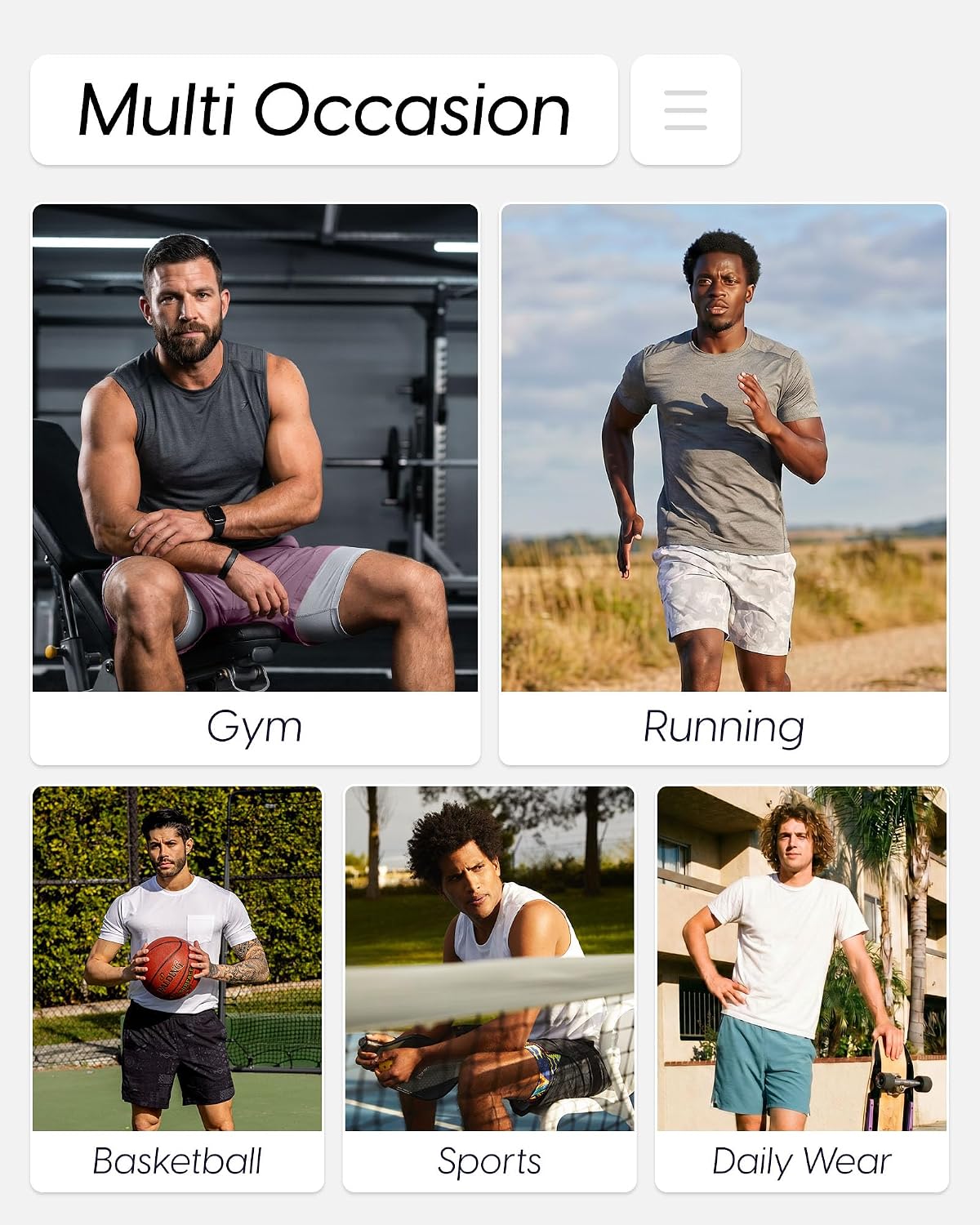 Thumbnail 6 de maamgic 7-Inch Gym Shorts with Liner – 2-in-1 Quick-Dry Athletic Shorts
