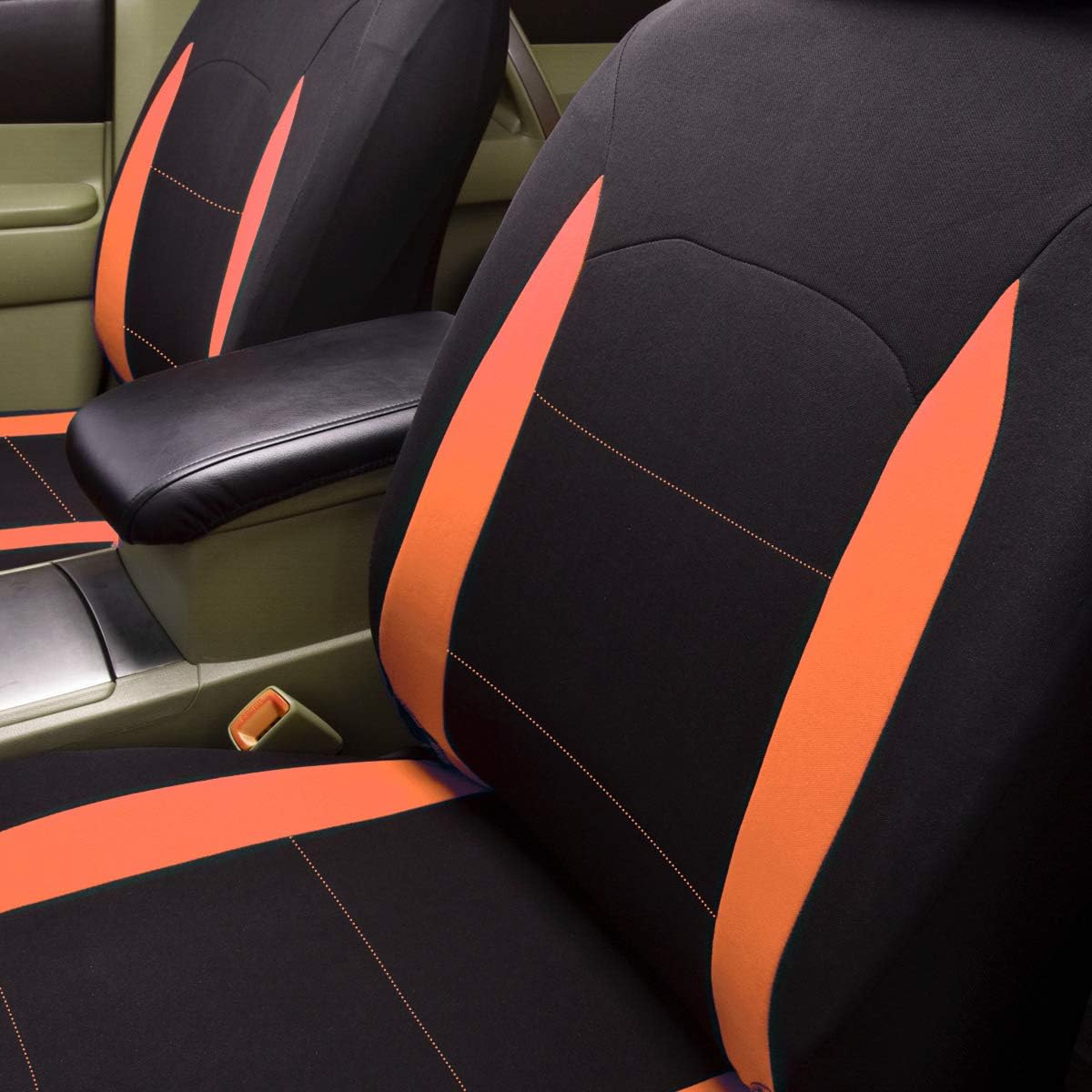 Detalle de Flying Banner Car Seat Covers: Front Seats & Rear Bench, Universal Fit, Easy Install