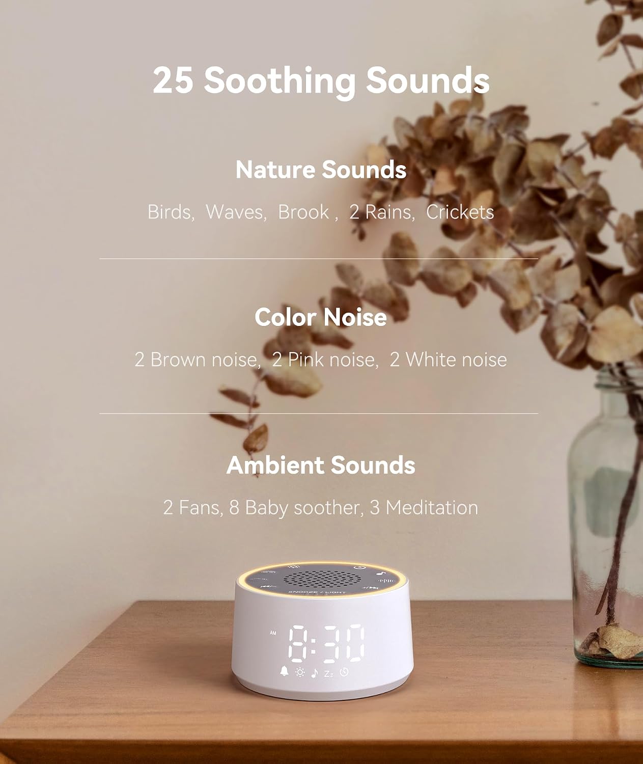 Thumbnail 4 de Dreamegg D1 Nova white noise machine 0.5 lb