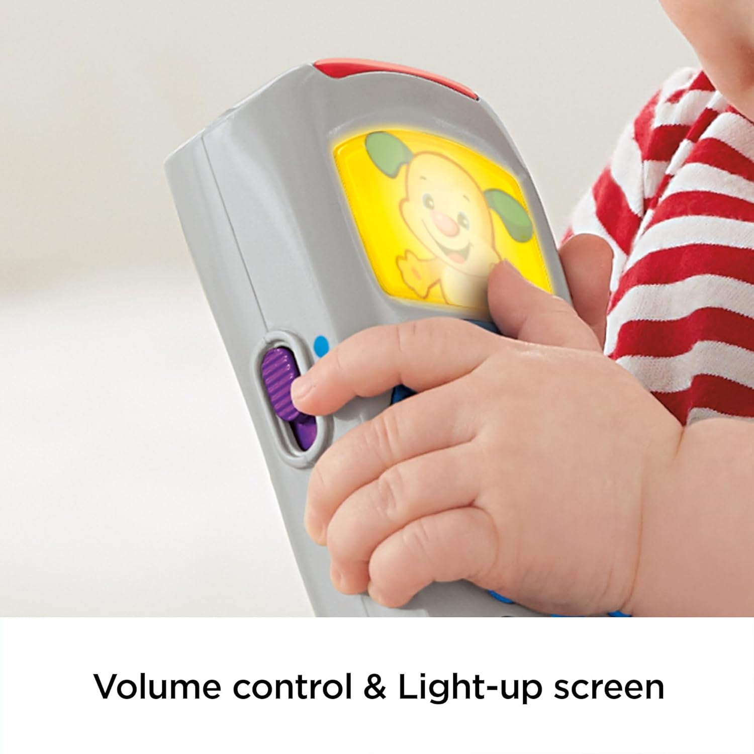 Detalle 2 de Fisher-Price Laugh and Learn Remote (UK English) with Light-Up Screen – DLD30