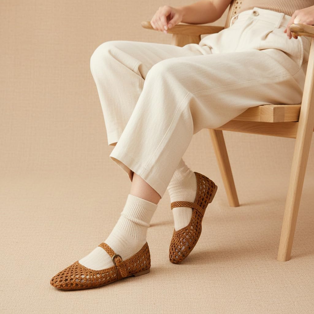 Detalle 2 de CUSHIONAIRE Weston Memory Foam Mary Janes